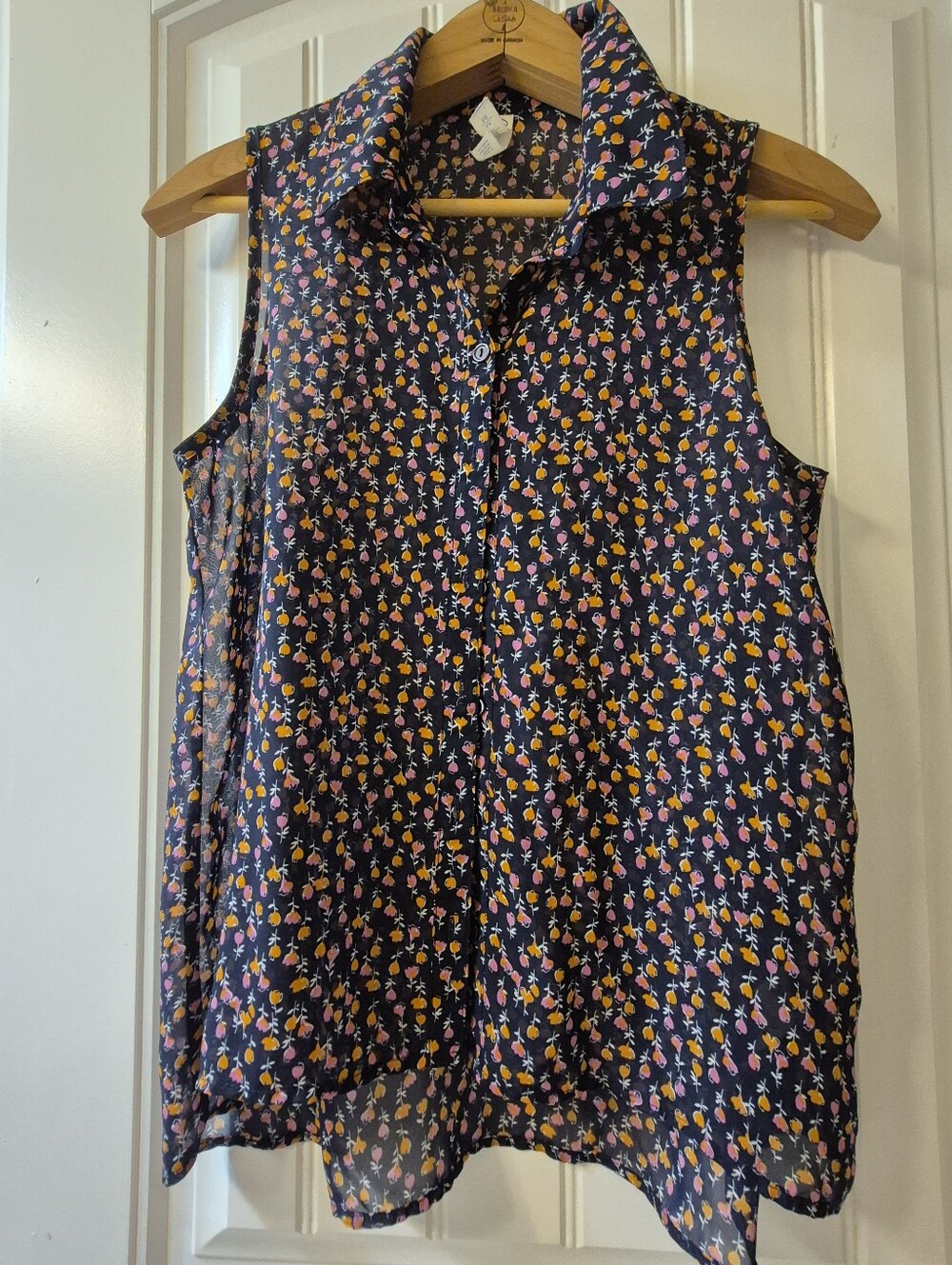 Womens Floral Aeropostale Tank Blouse Size Medium